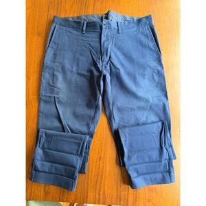 J.Crew Flex Slim Fit Chino Pants Navy Blue 33x30